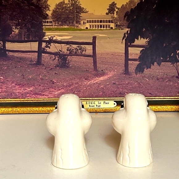 Vintage Duck Salt + Pepper Shakers Ceramic Duck Table Scape Trend Fabulous - Picture 5 of 9